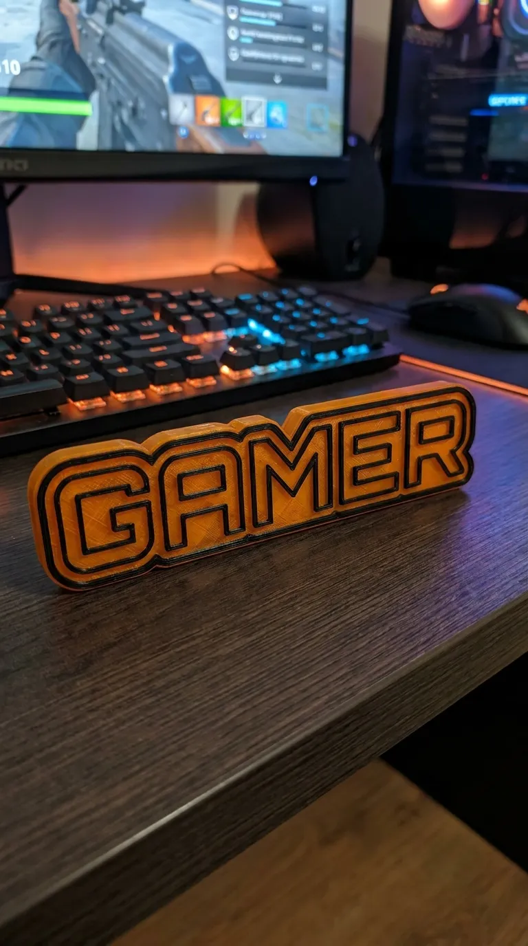 Letrero Gamer Personalizado
