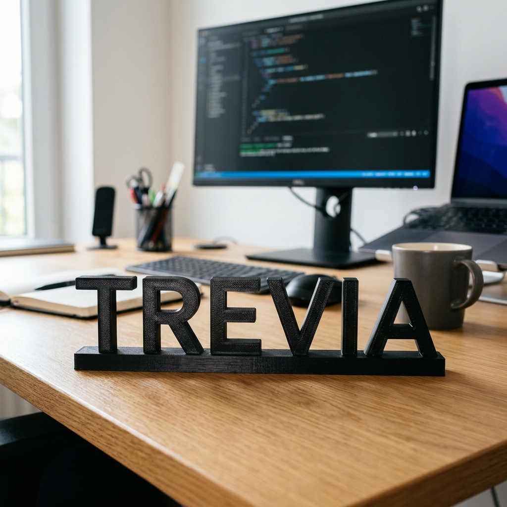 Letrero de Oficina "TREVIA"